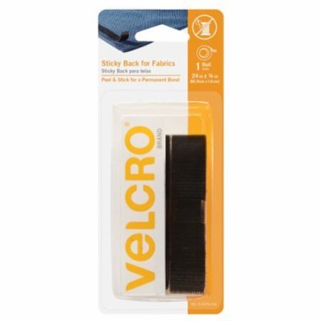 VELCRO BRAND 24x34 BLK Hook And Loop Back VEL-91878-USA